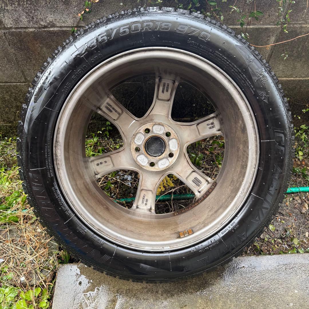 ②【送料込】235/50 R18 スタッドレス VOLVO XC70 4本set