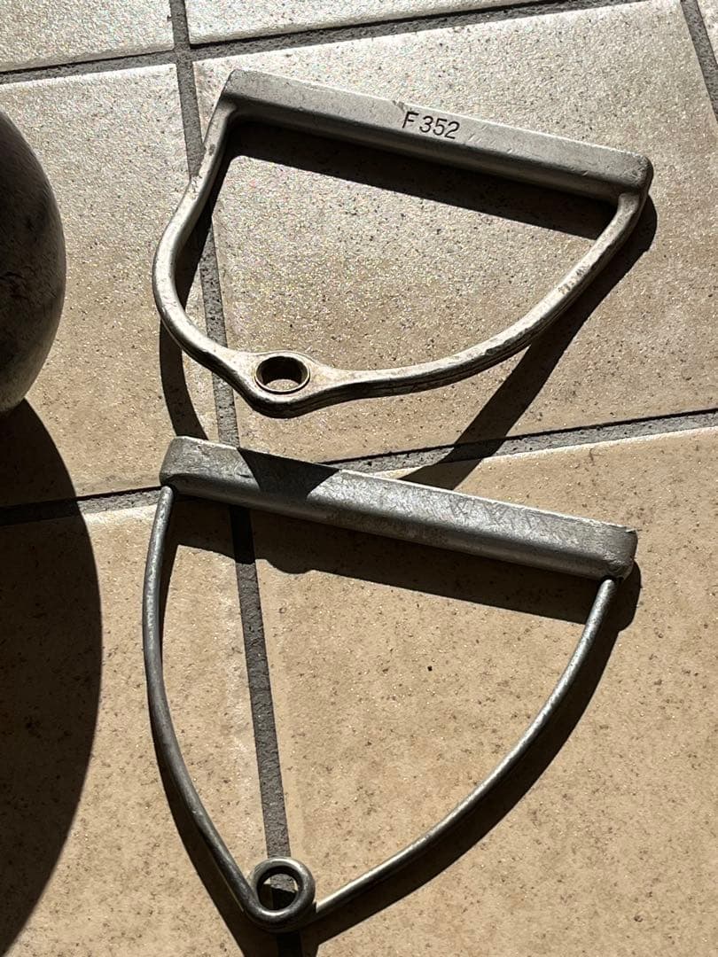 【希少】NISHI タングステン製ハンマー7.26kg ハンドル2本付属　中古