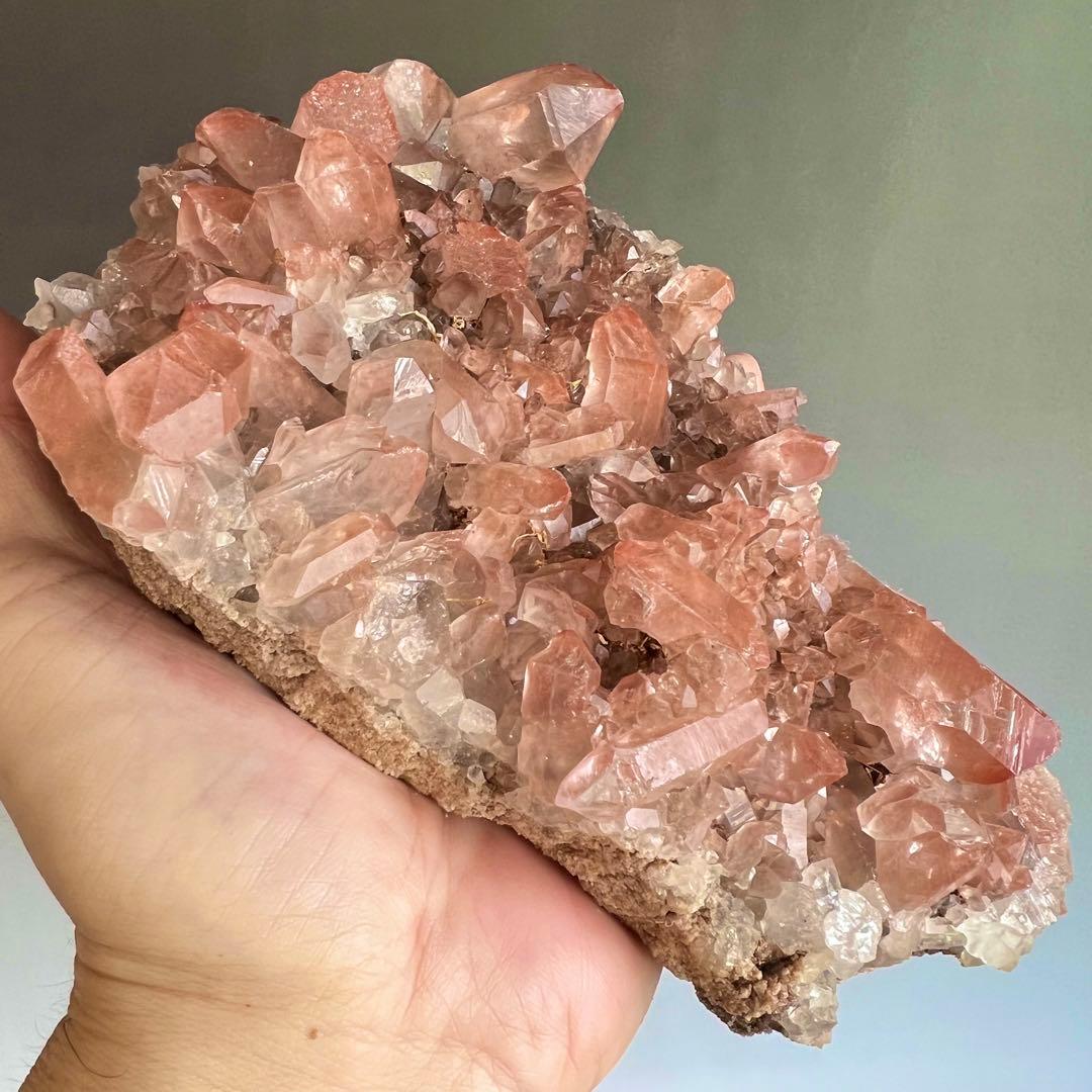 鬼激レア　BIGサイズ　ストロベリーレムリアン　ディアマンティーナ産　クラスター