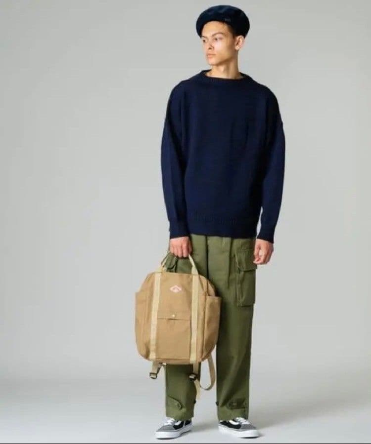 かっくん未使用 Le Tricoteur ガンジーセーター ニット40