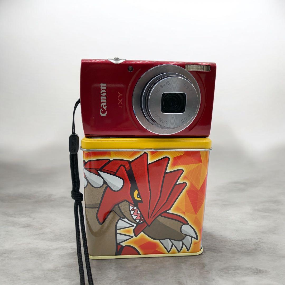 【美品】【送料込】Canon IXY160 レッド 充電器・バッテリー付き