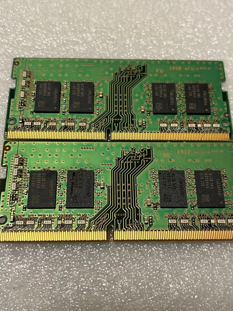T3 SAMSUNG 8GB２枚　16GB PC4 BIOSチェック✅