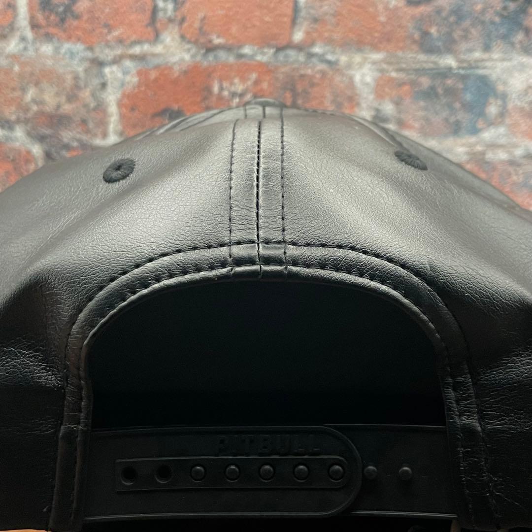 ビンテージ】レザートラッカーキャップ70's Ford アメカジ　oldjoe