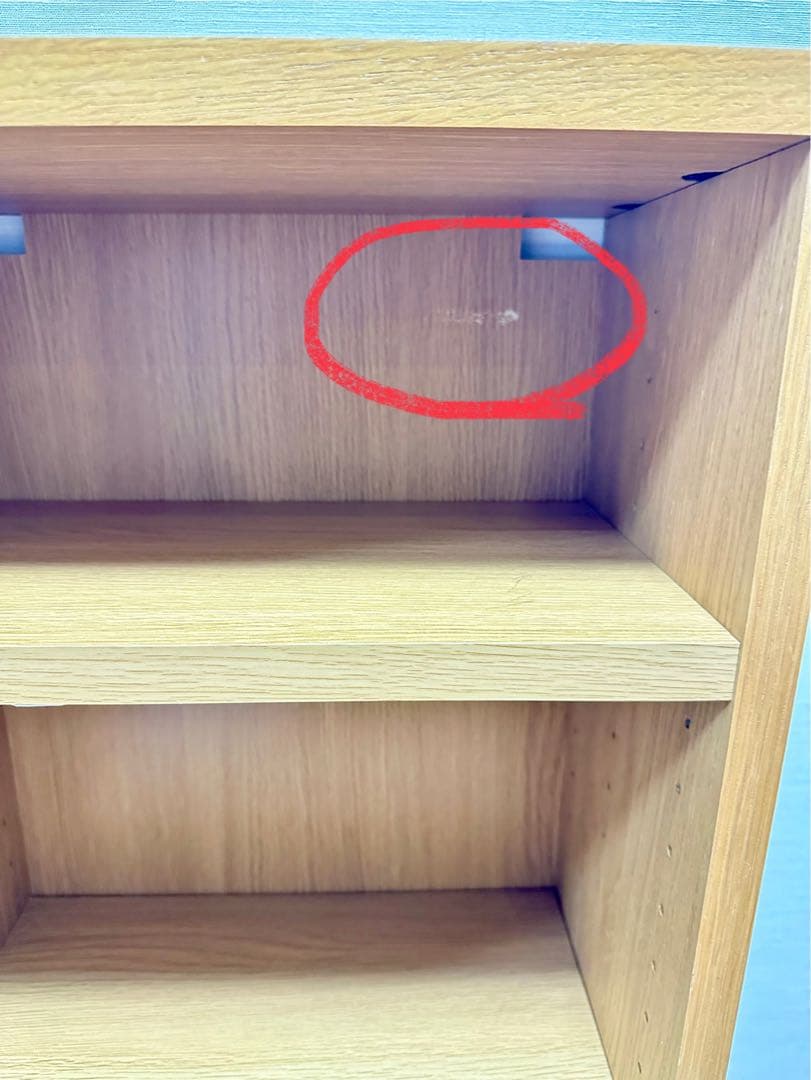 鈴*木様 無印良品/オーク材薄型ラック・小・奥行２２ｃｍ