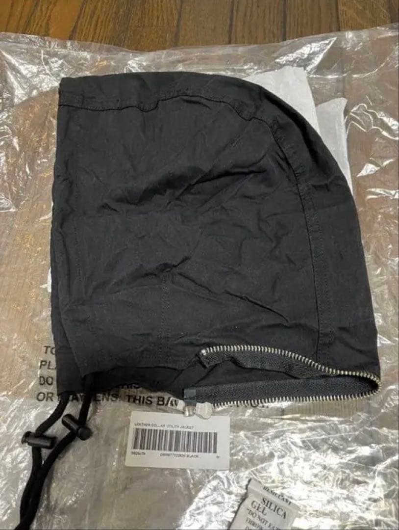 Supreme Leather Collar Utility Jacket M黒