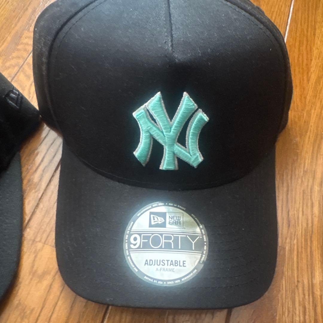 と*め様 海外！２点セットLA ニューエラ キャップ ドジャース ティファニーブ