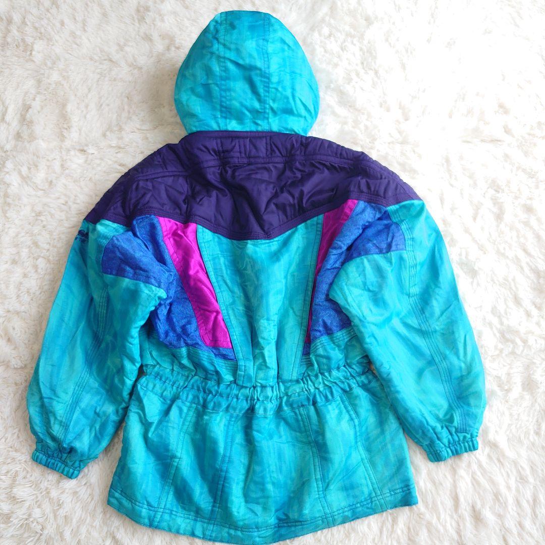 エレッセ スキー スノーボードウェア セットアップ ライトミント ロゴ刺繍 M