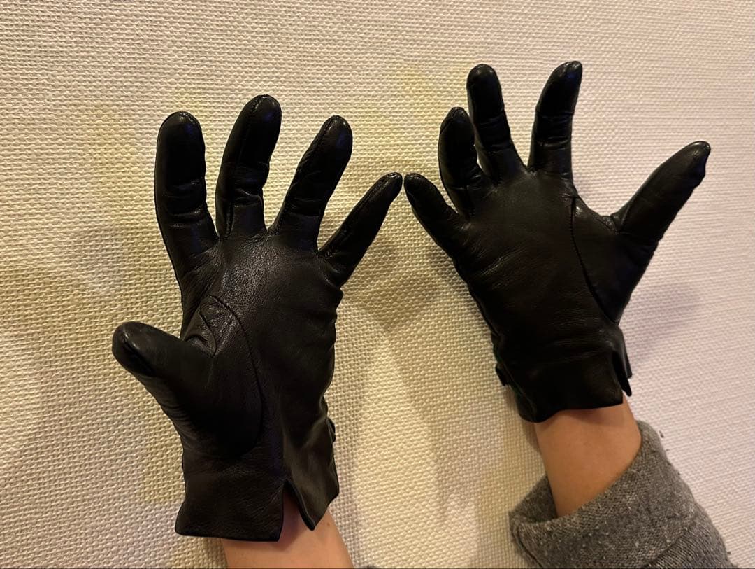 グッチ シェリーライン ホースビット ラムレザー手袋 サイズ7 1/2