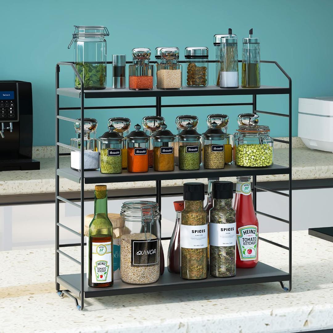 スパイスラック 台所 ラック 棚 収納 調味料