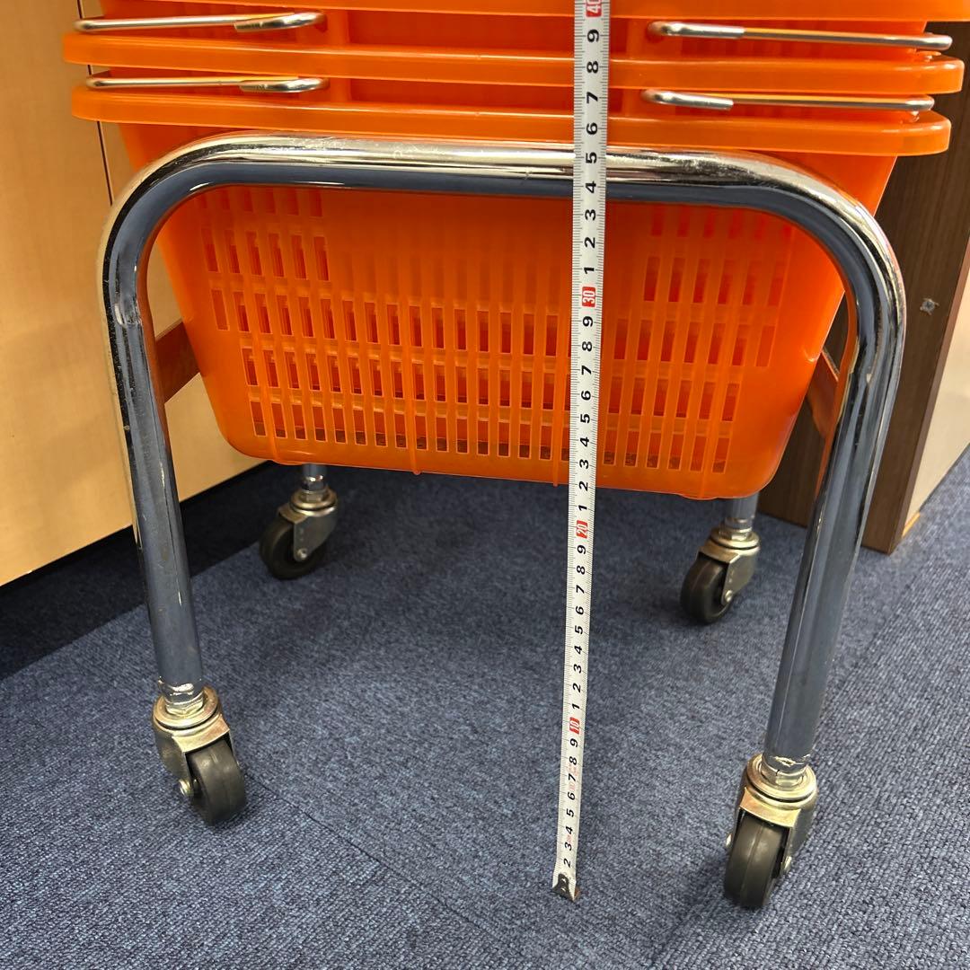 買物カゴスケルトンミニバスケット20個＋おまけ置き台付き　送料込み！