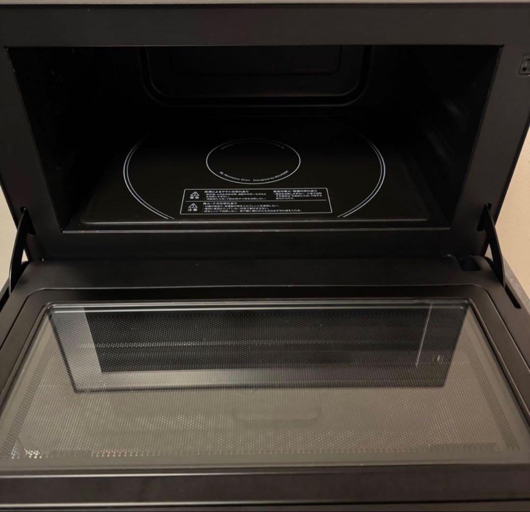 【ジャンク品】BALMUDA K04A-BK オーブンレンジ箱付き