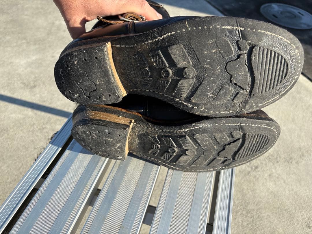 レッドウィング　エンジニア　pt91 刻印　茶芯