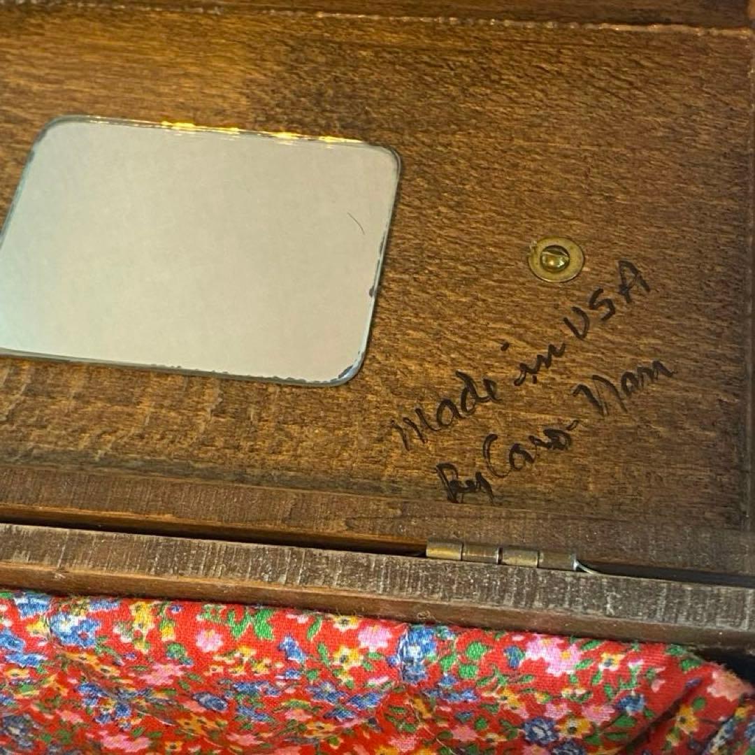 ヴィンテージ カロナン バスケット ウッドバスケット