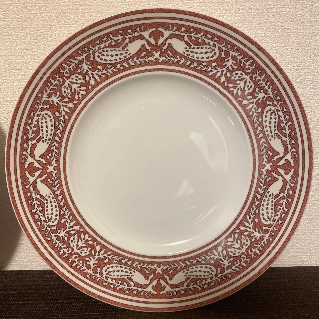 エルメス　アーリーアメリカ　ディナープレート　サービスプレート　33cm