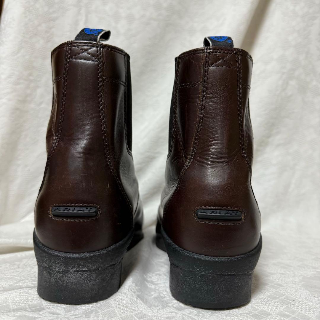 ARIAT　サイドゴアブーツ　フロントジップ　US8　26cm