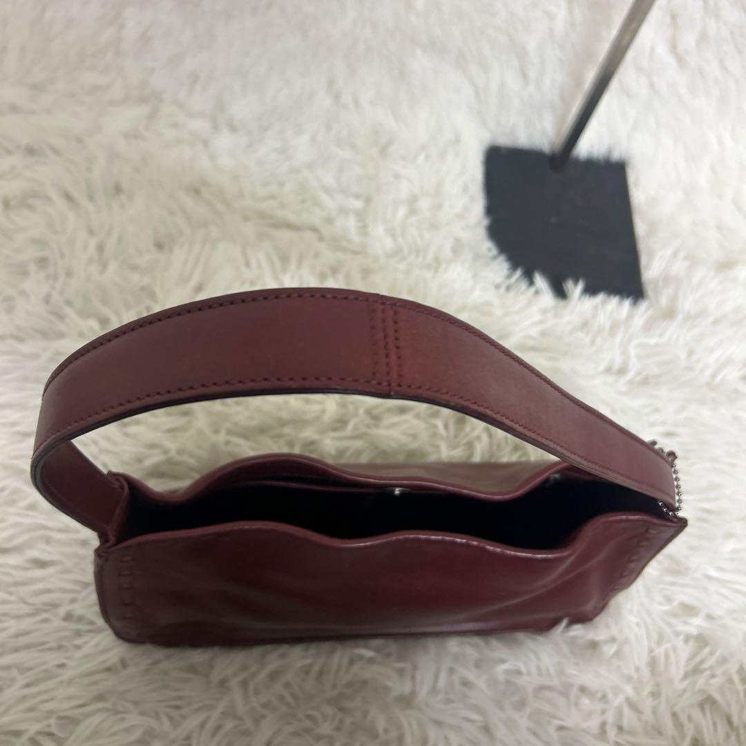 【極美品】オールドコーチ ハンドバッグ ワンショルダー ボルドー