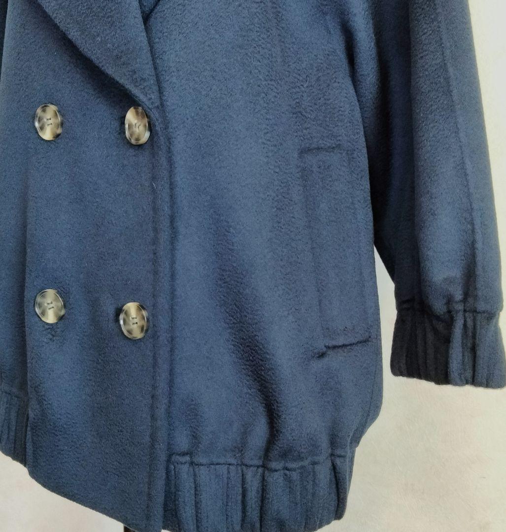 マリナ リナルディ ショートコート　ピーコート ネイビーサイズ40　レディース