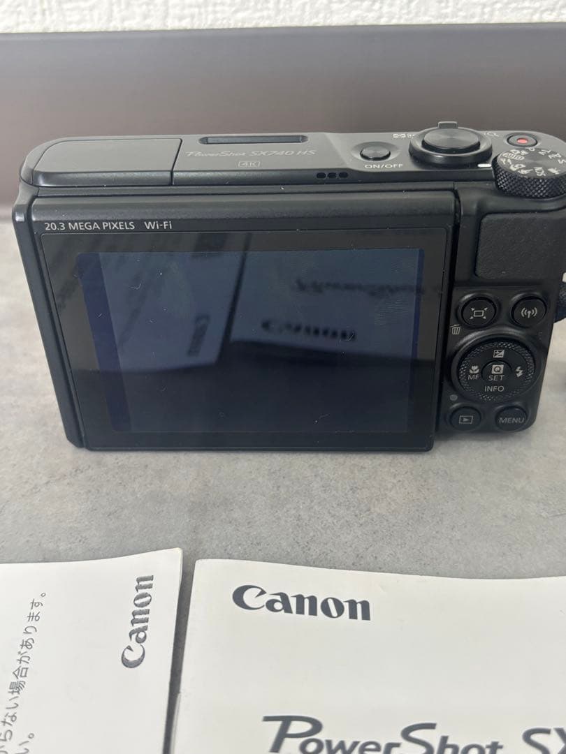 【美品】Canon PowerShot SX740 HS ブラック 40倍ズーム