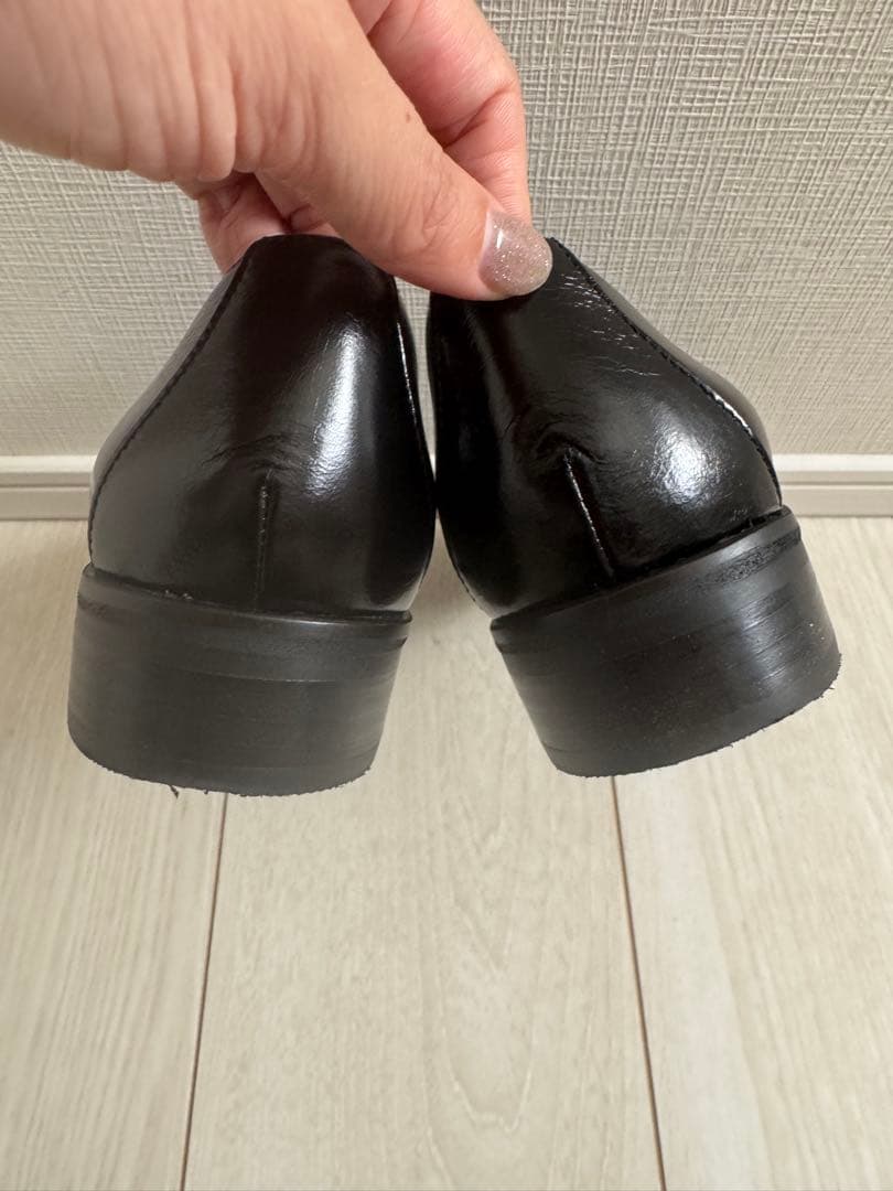 anuans レザーローファー　M