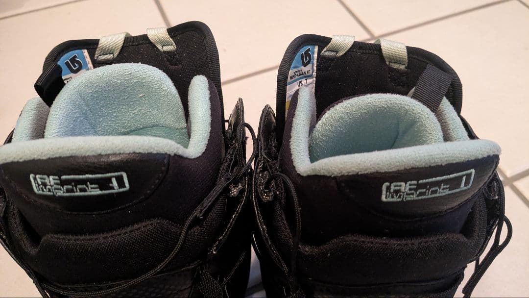 【Burton Mint 女性用スノーボードブーツ 24cm 】ブラック/ミント