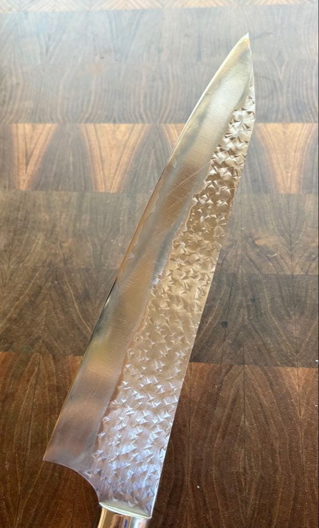 黒崎優　閃光　鋭　sg2 切付　牛刀 210mm ターコイズ　洋包丁　越前