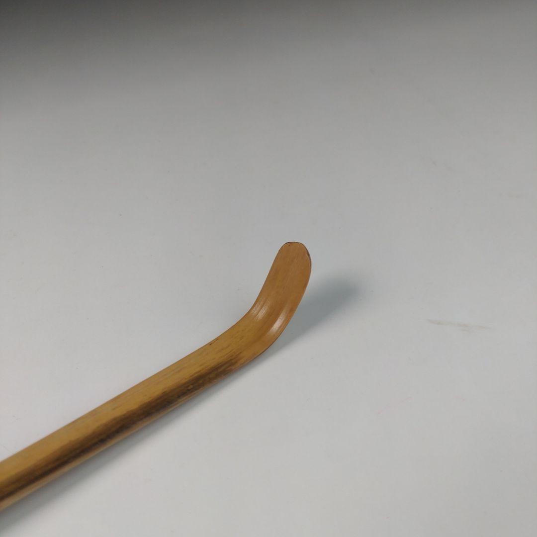 ウ39 茶杓『大徳寺　小林太玄　極箱』『銘　八千代』『しみ竹　共箱』茶道具