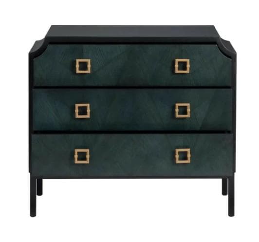 チェスト 3段 グリーン 北欧家具 モダン コンテンポラリー AC-8508