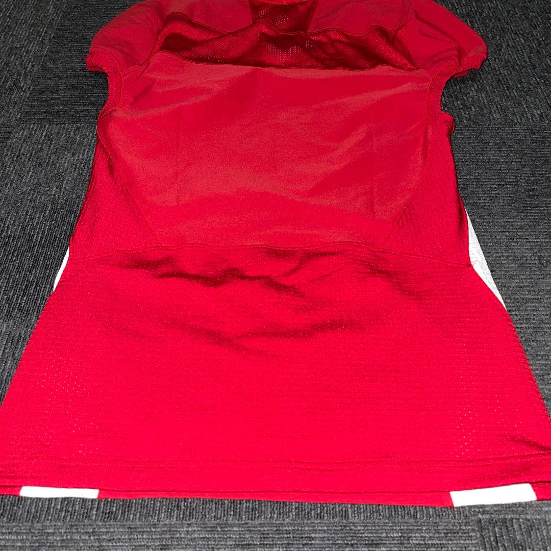 アディダス　メンズ　アメフト　ジャージー　ウェア　Lサイズ　レッド