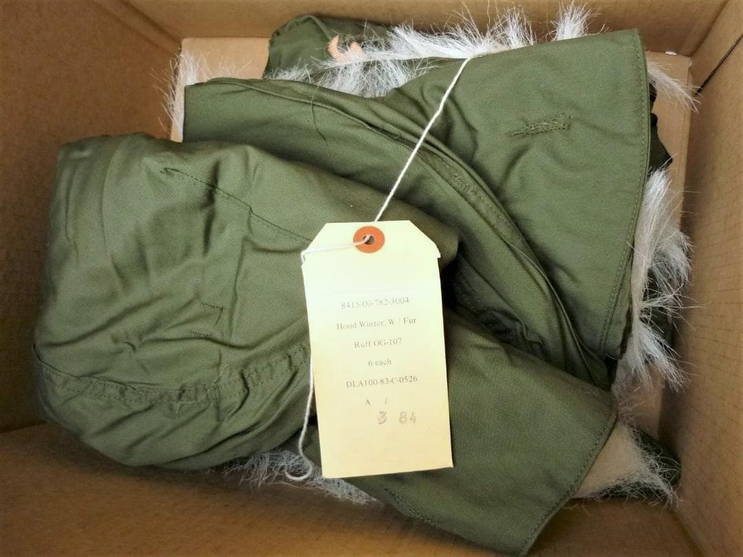 新品 80s 米軍 M-65 フード デッドストック モッズコート パーカー P