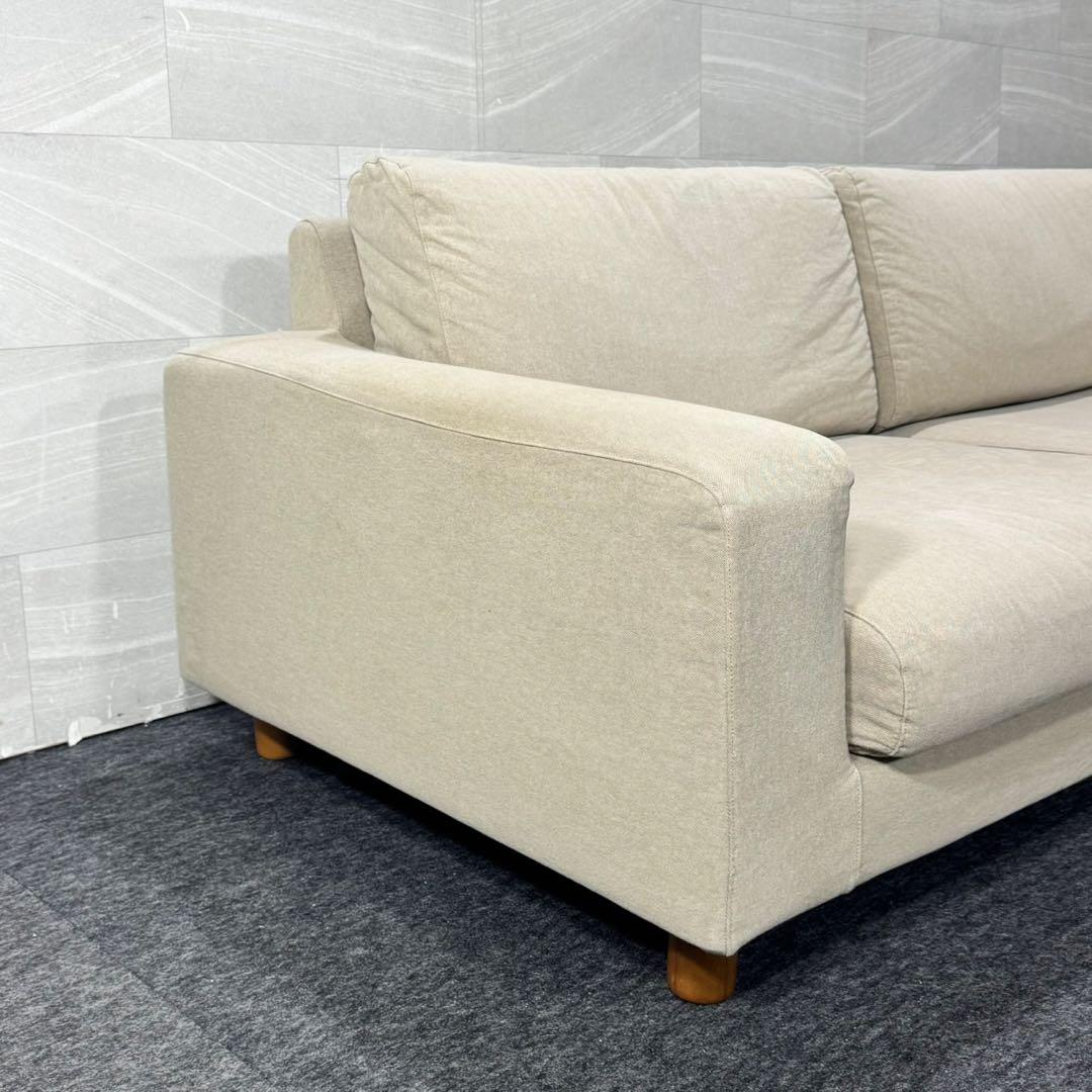 無印良品 MUJI ファブリックソファ 2.5人がけ 人気商品 d5240