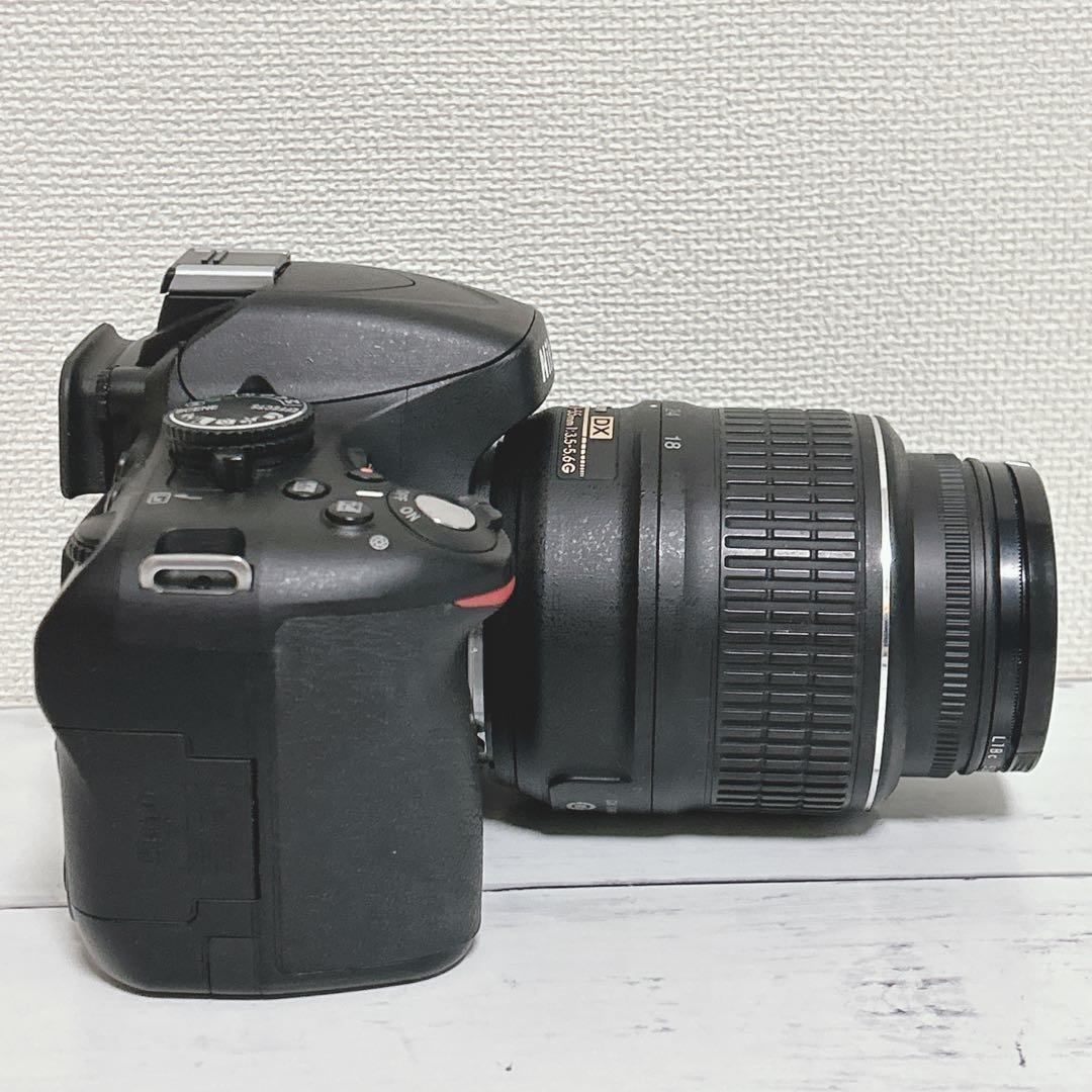 【動作OK】　NIKON D5100 レンズ付き　一眼レフ