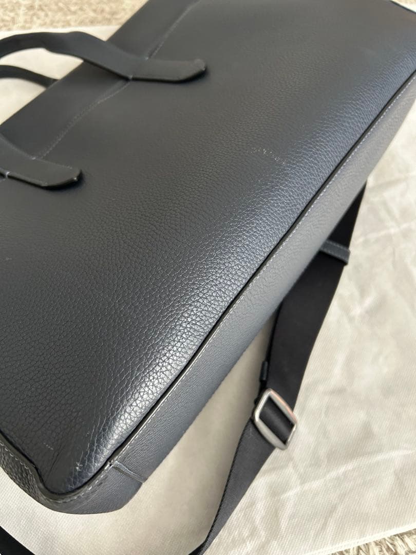 COACH◆サリバン・ポートフォリオ・ブリーフ/レザー/NVY