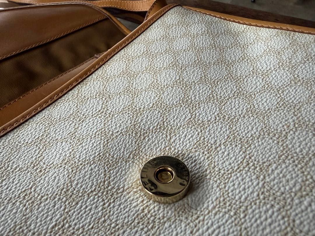 1980s vintage cap ビンテージセリーヌショルダーバック　マカダム