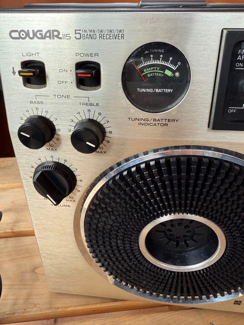 d*3様 ナショナル ビンテージ　COUGARクーガ 115 ラジオ 最終