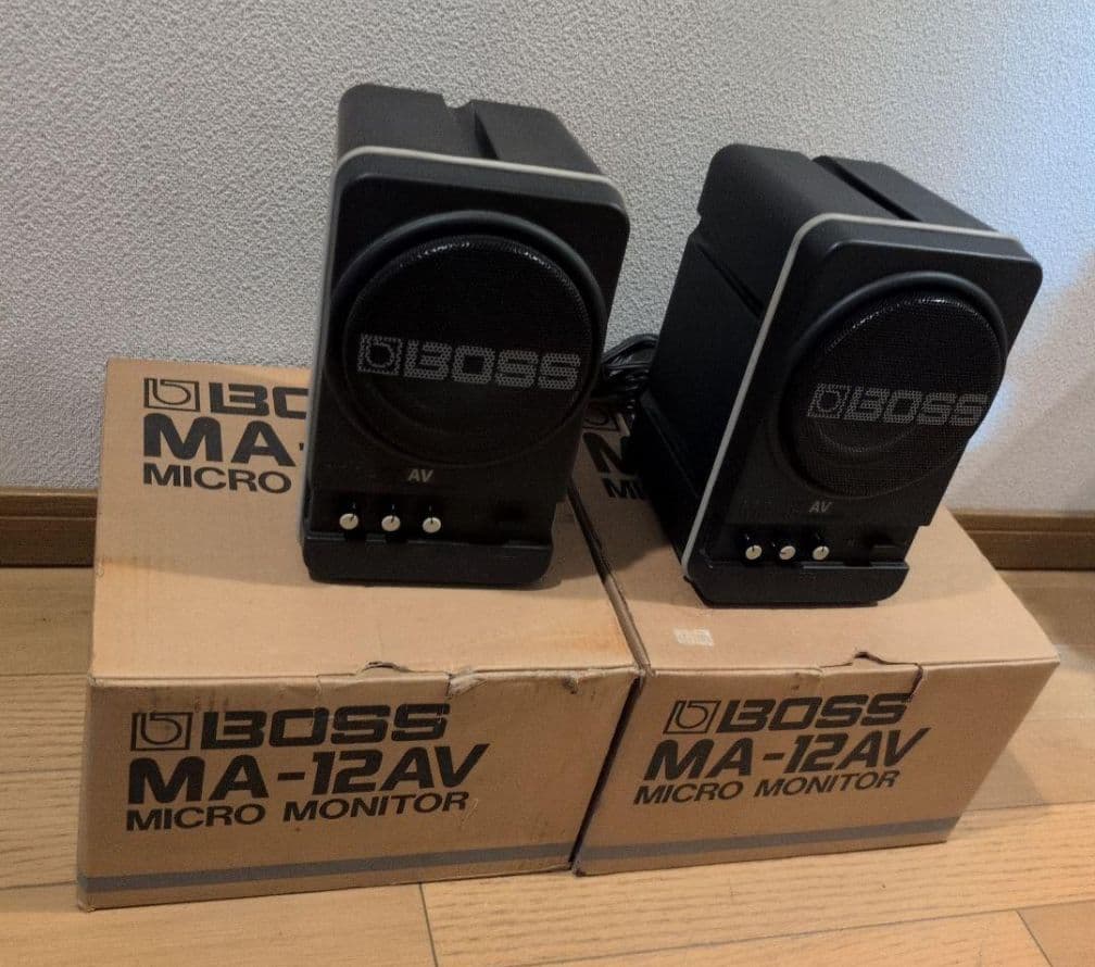 ★おまけ付きBOSS MA−12AV マイクロモニター 2台箱、取説付き！★★