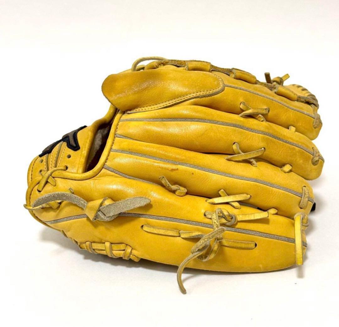 Global Elite 硬式グローブ イエロー　左