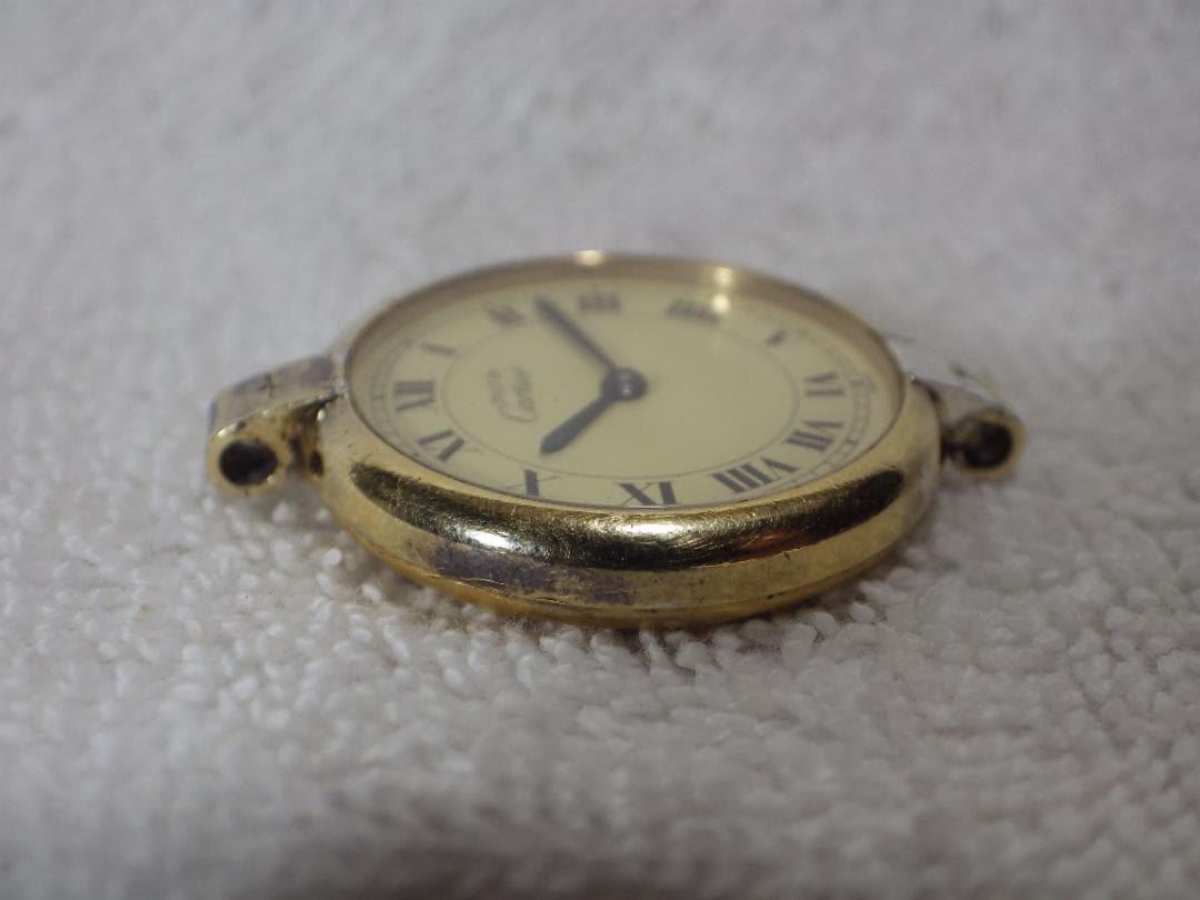 Cartier Cal.81女性用ジャンク時計・電池交換済み・OH必要・修理必要