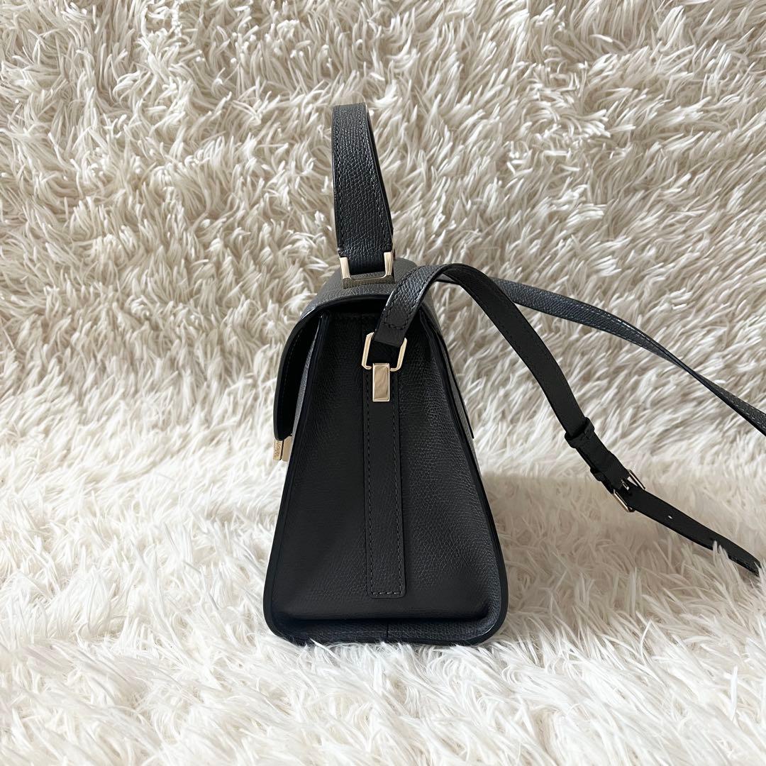 Valextra ヴァレクストラ　ハンドバッグ ミニ　イジィデ　ブラック