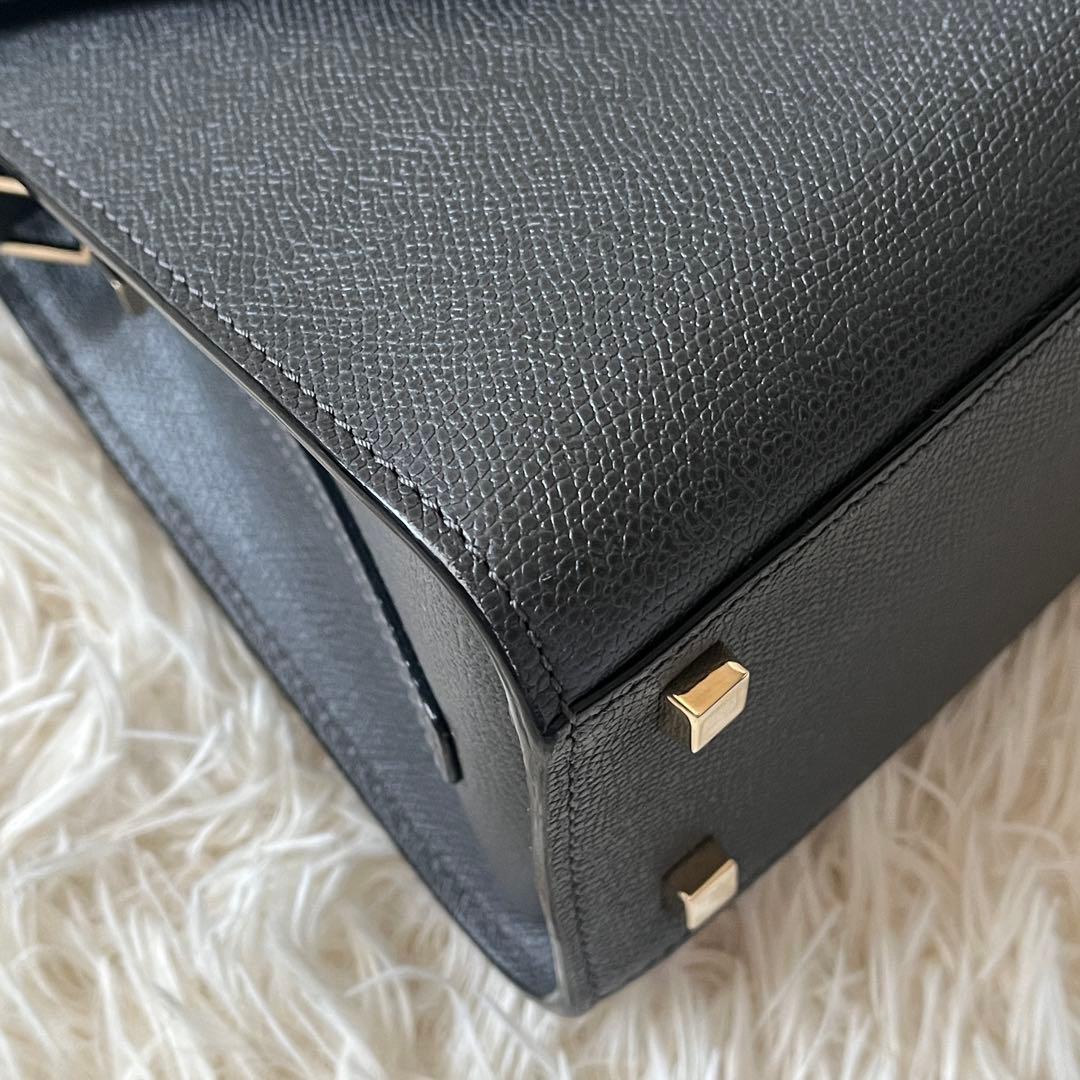 Valextra ヴァレクストラ　ハンドバッグ ミニ　イジィデ　ブラック