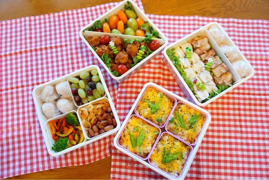 アフタヌーンティー　3段ランチボックスL 保冷バッグ