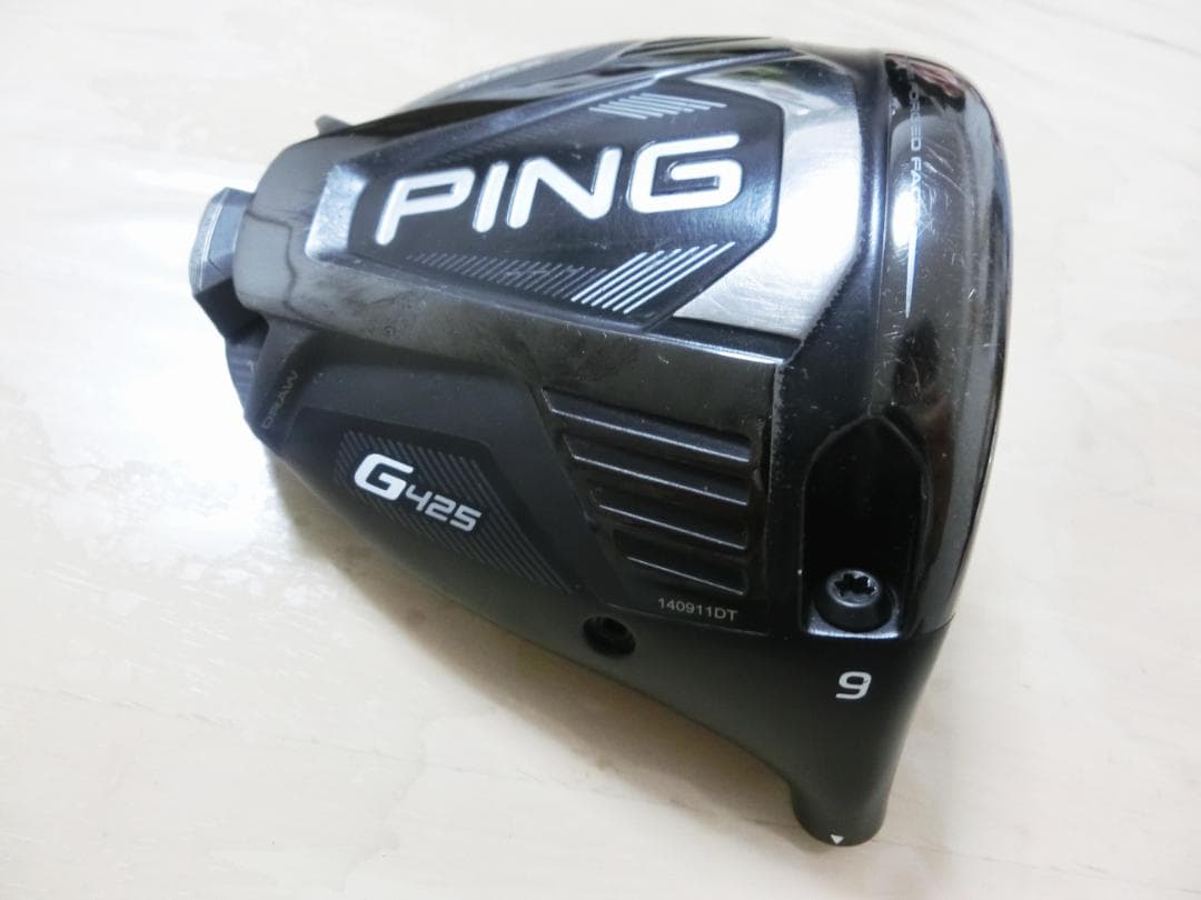 送料込 PING G425 MAX 9度 ヘッド 単品 日本仕様 マックス 訳有