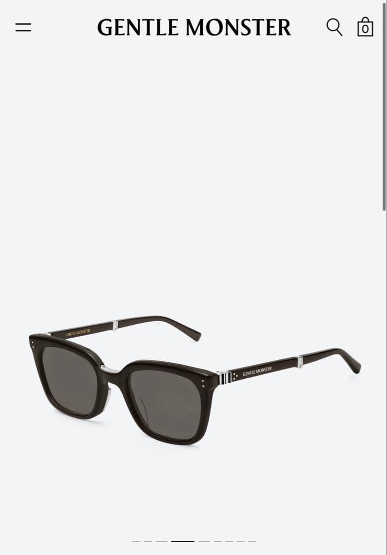 【完売品】GENTLE MONSTER MATINY BR3折りたたみサングラス