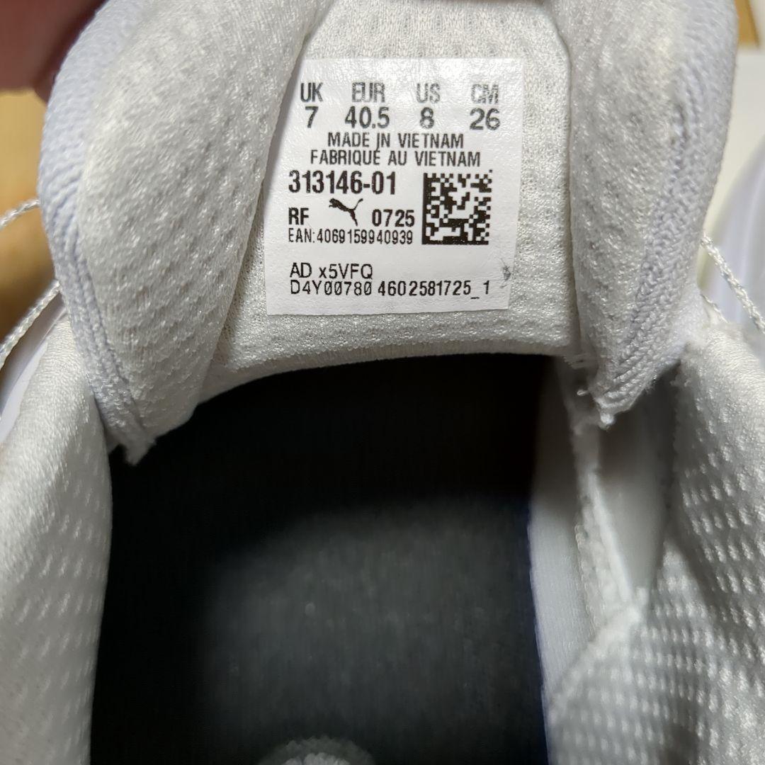 PUMA パワーアセンドニトロディスク　ゴルフシューズ ホワイト　26.0