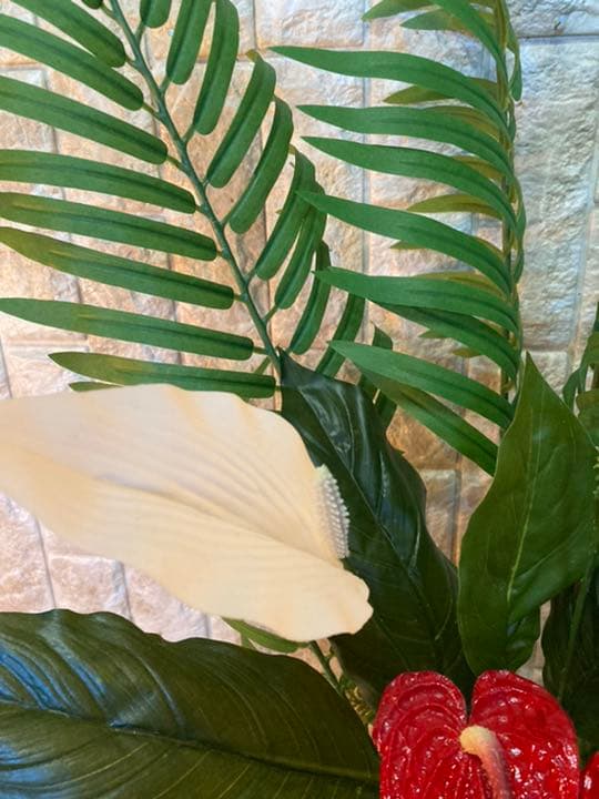 光触媒　人工観葉植物　造花　ウォールグリーン　アレカヤシ