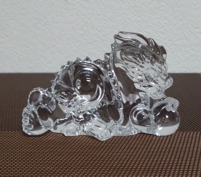 バカラ・干支 辰 ドラコン クリスタルオブジェ