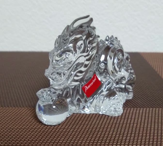 バカラ・干支 辰 ドラコン クリスタルオブジェ