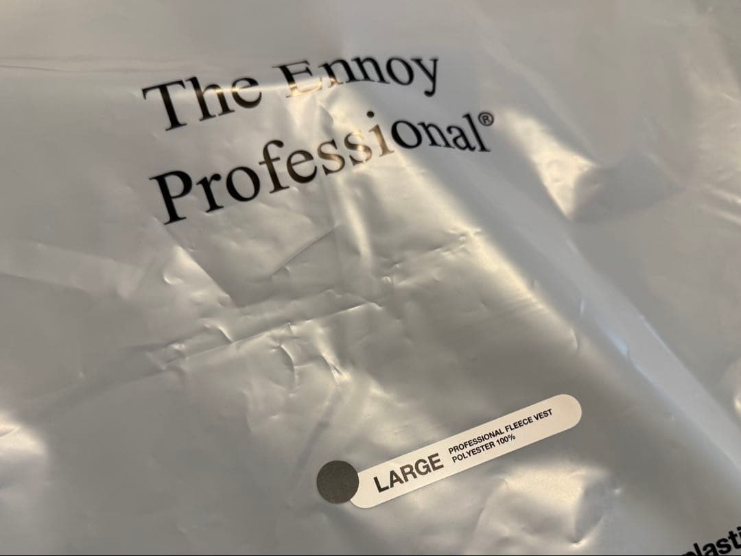 【ENNOY】PROFESSIONAL FLEECE VEST (L)