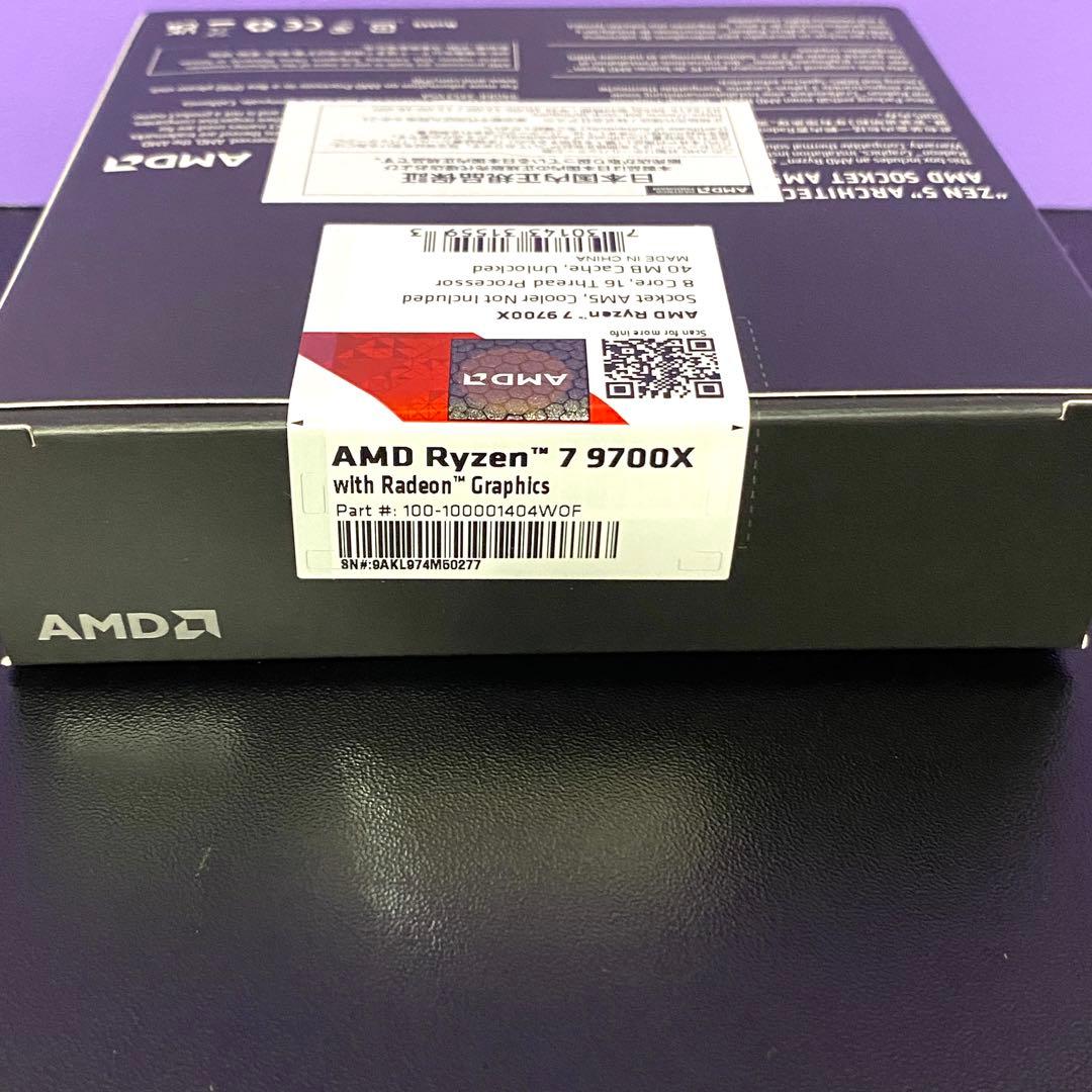 【国内正規品】AMD エーエムディーAMD Ryzen 7 9700X W