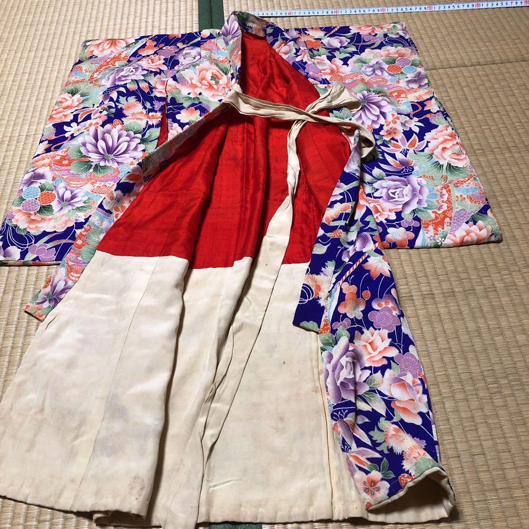 子供着物☆錦紗縮緬☆アンティーク着物☆正絹