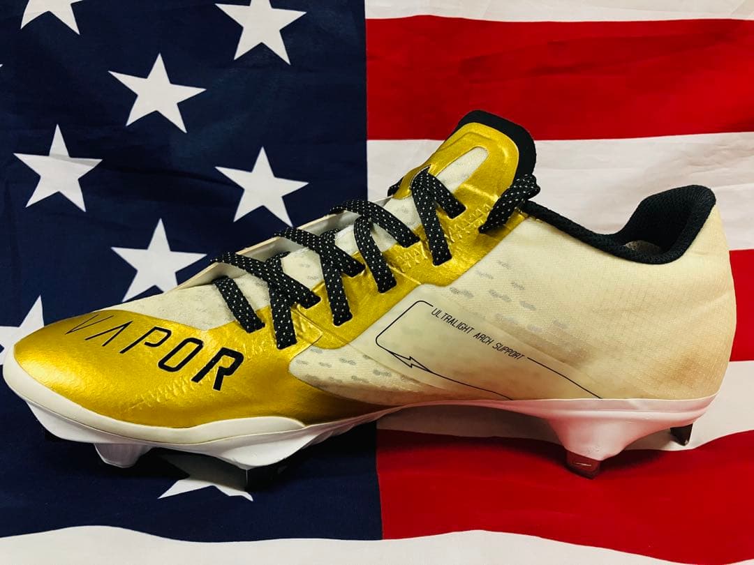 【日本未発売】NIKE ナイキ　野球 スパイク ホワイト　ゴールド 26.5cm